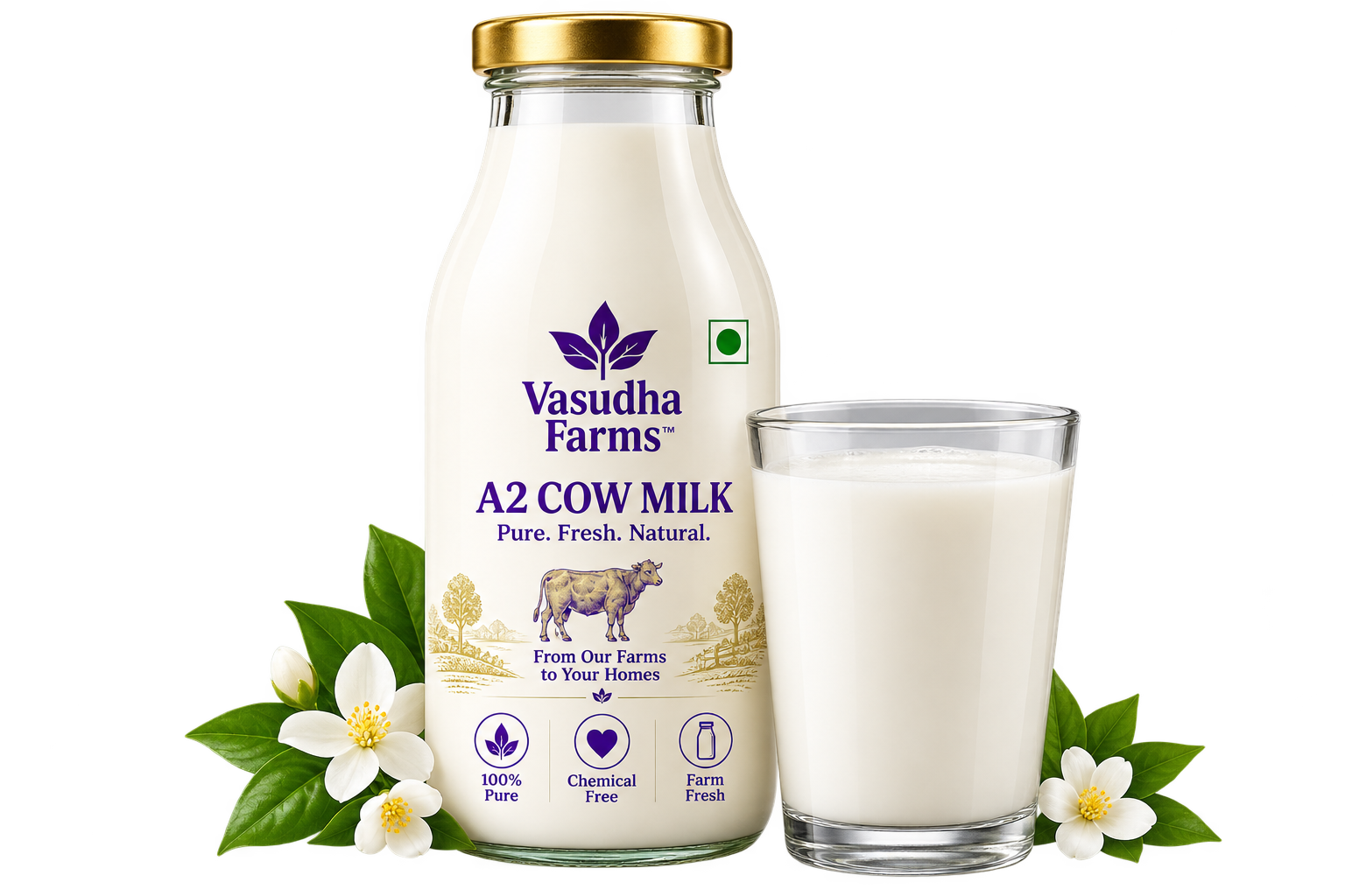 Vasudha Farms A2 Cow Milk