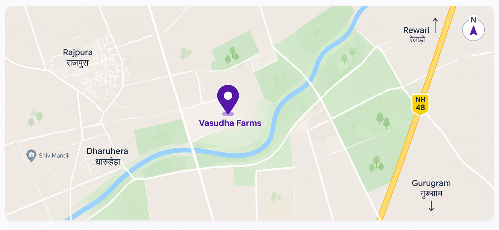 Vasudha Farms Location